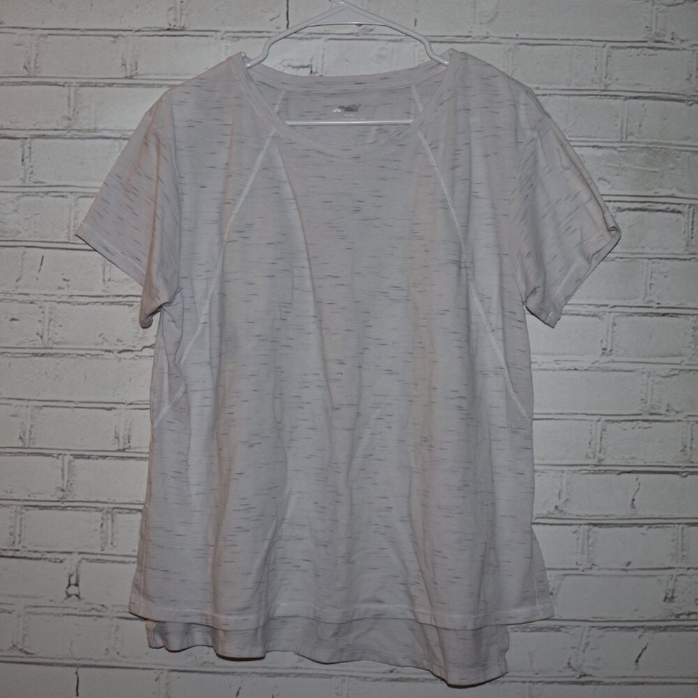 🤍 Avia Heathered Performance Tee · Size Large